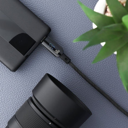 Forcell F-energy USB 2.0 Kabel USB-C männlich - USB-C 60W Schwarz 1.2m