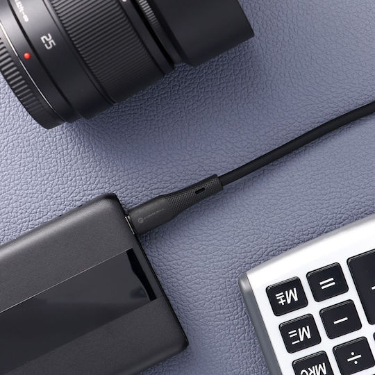 Forcell F-energy USB 2.0 Cable USB-C male - USB-C 60W Μαύρο 1m
