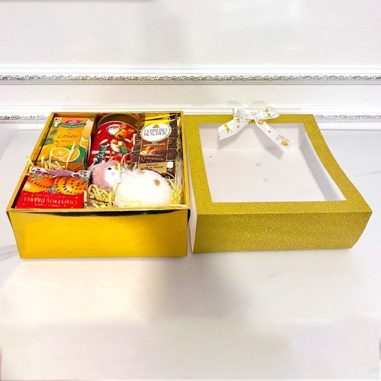 Pachet De Crăciun Decorațiune Brad De Crăciun Cană Cu Design Festiv Ciocolată Ferrero Rocher Pliculețe De Ceai Lumânare Parfumată Ambalate În Cutie Cadou