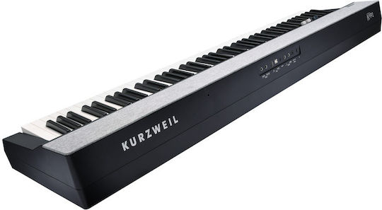 Kurzweil Electric Stage Piano KA P1-LB with 88 Weighted Keys Built-in Speakers and Connection with Headphones