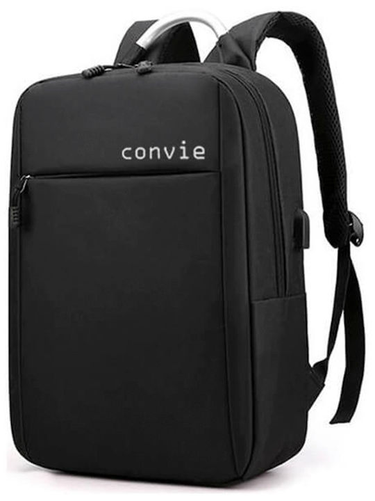 Convie Convie Tasche Rucksack für Laptop 15.6" in Schwarz Farbe