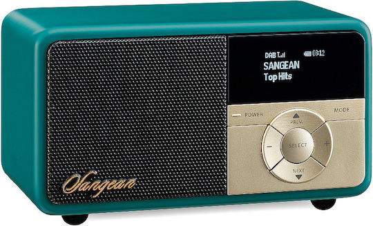 Sangean DDR-7X Настолен Акумулаторен Радиоприемник DAB+ с Bluetooth Зелен
