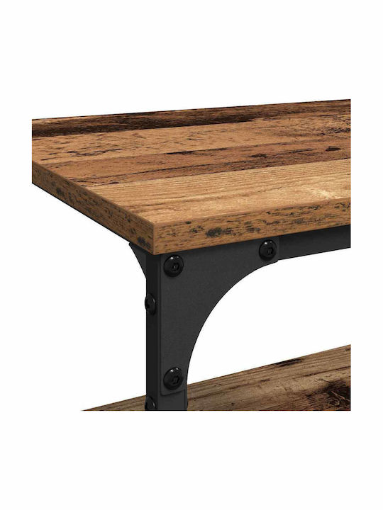 vidaXL Τρόλεϊ Κουζίνας Ξύλινο 3 Θέσεων Καφέ 60x41x76cm