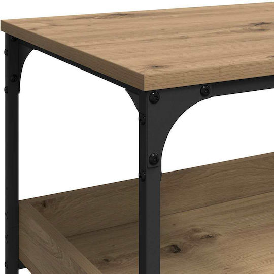 vidaXL Küchenwagen Hölzernes Braun 60x41x80.5cm