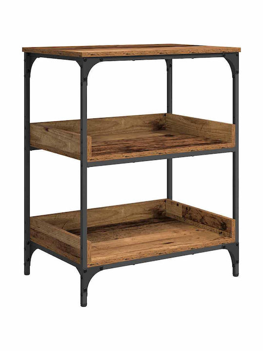 vidaXL Kitchen Trolley Wooden Brown 60x41x80.5cm