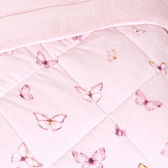 Nima Παιδικό Κουβερτοπάπλωμα Μονό Pink 160x220εκ.