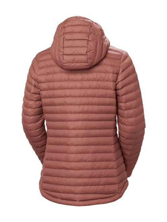 Sirdal Women's Lifestyle Jacket for Winter with Hood Burgundy