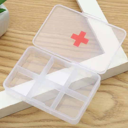 Square Box Organizing Medicines Vitamins Supplements Pufo Medicine 9 Cm