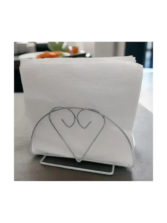 Tpster Metallic Napkin Holder Silver 13x6x7cm 36292