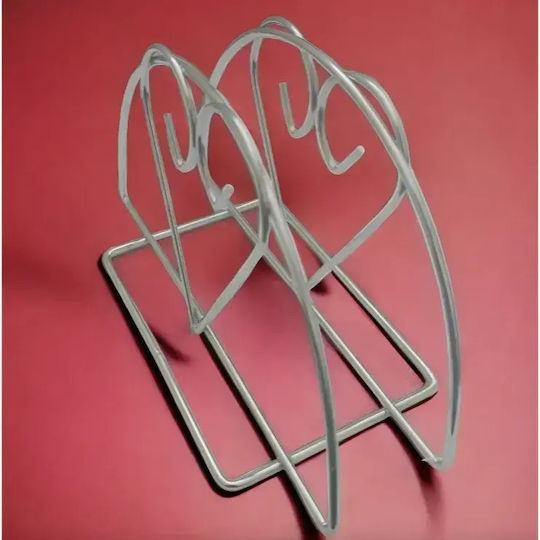 Tpster Suport pentru șervețele Metalică Argintiu 13x6x7cm 36292