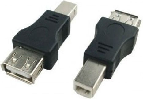 USB-B Männlich Zu USB-A Weiblich Konverter 1 Stück 17137