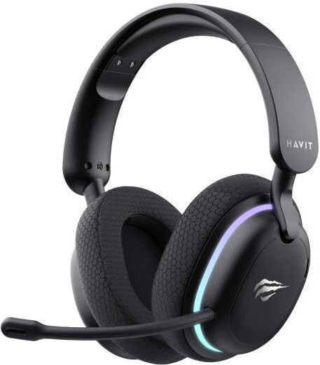 Havit Fuxi H7 Over Ear Gaming Headset με σύνδεση Bluetooth Λευκό