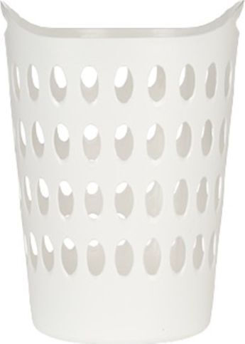 BigBuy Καλάθι Αποθήκευσης Πλαστικό Λευκό 44x44x56cm