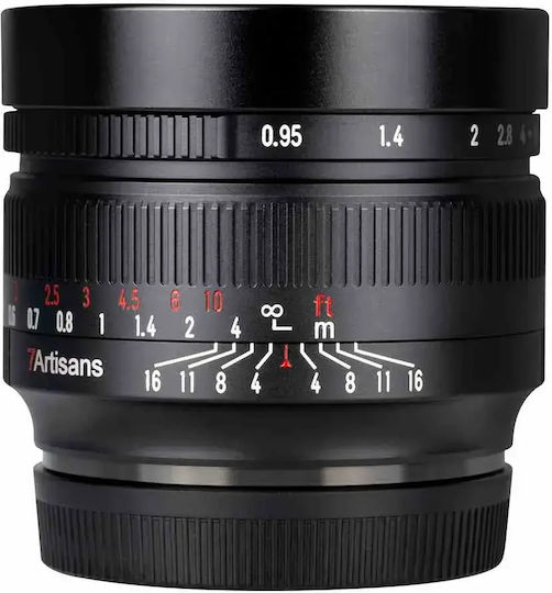 7artisans Crop Camera Lens Photoelectric 50mm F/0.95 Fixed for Nikon Z Mount Black