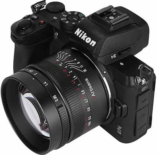7artisans Crop Camera Lens Photoelectric 50mm F/0.95 Fixed for Nikon Z Mount Black