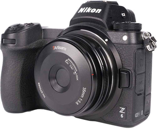 7artisans Full Frame Φωτογραφικός Φακός Photoelectric 35mm f/5.6 Wide Angle / Pancake για Nikon Z Mount Μαύρος