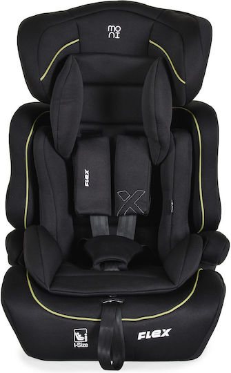 Moni Flex Baby Car Seat i-Size Black / Green Line 9-36 kg