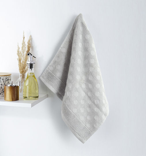 Nima Kitchen Towel Made of 100% Cotton in Gray Colour 40x60cm