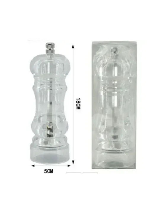 Tpster Manual Set Spice Mills made of Plastic 1pcs