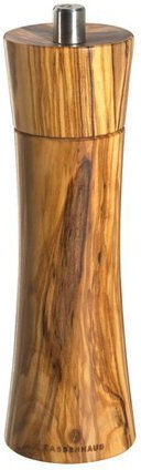 Zassenhaus Frankfurt Olive Wood Manual Wooden Pepper Mill 18cm Brown