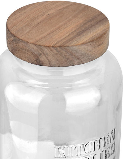 Estia Allure Vase General Use with Lid Glass Transparent 3500ml Estia Allure Vase General Use with Lid Glass Transparent 3500ml