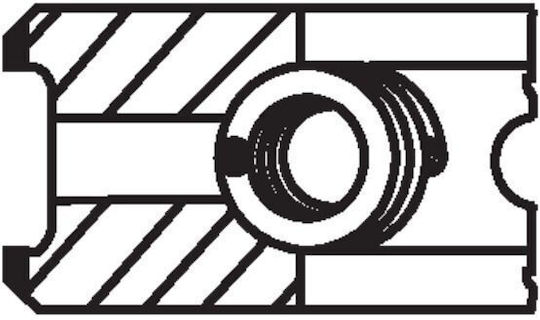 Piston Ring Set Mahle 007 Rs 00150 0n0