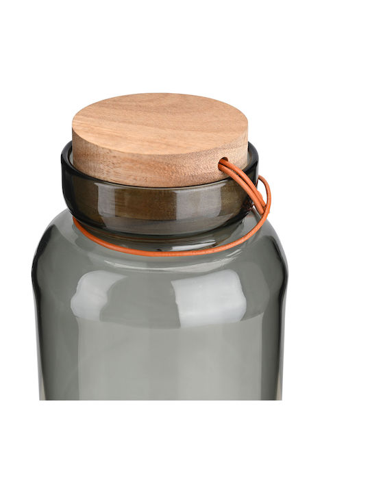 Estia Allure General Use Vase with Airtight Lid Glass Transparent 750ml 1 Piece
