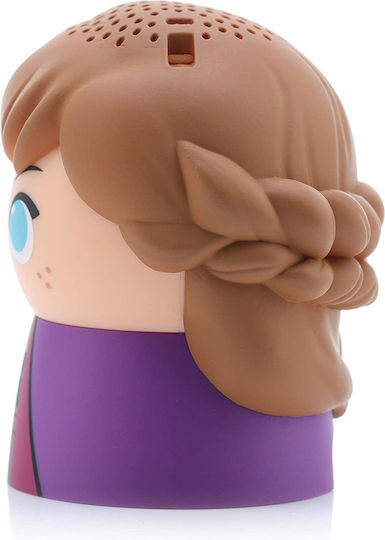 Bitty Boomers Disney: Frozen - Anna Ηχείο Bluetooth με Διάρκεια Μπαταρίας έως 4 ώρες Μωβ