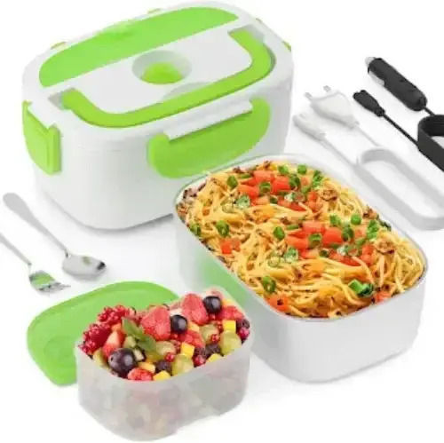 Arrango Elektrische Behälter Lunchbox Kunststoff Gray 1500ml 1Stück