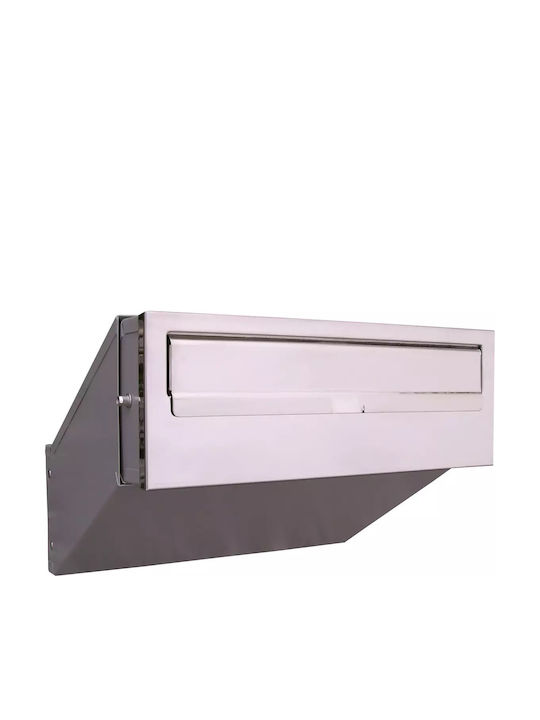 Virone Outdoor Mailbox Inox in Silver Color 18cm