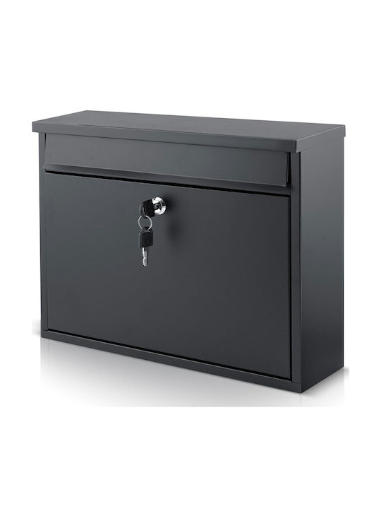 Humberg Cutie Poștală pentru Exterior Inox în Culoarea Negru 37.5x30.5x12cm