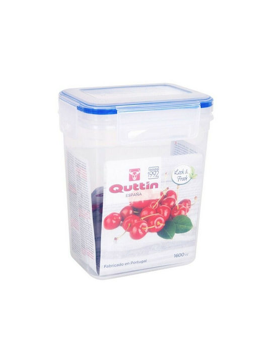 Quttin Plastic Lunch Box Transparent 500ml