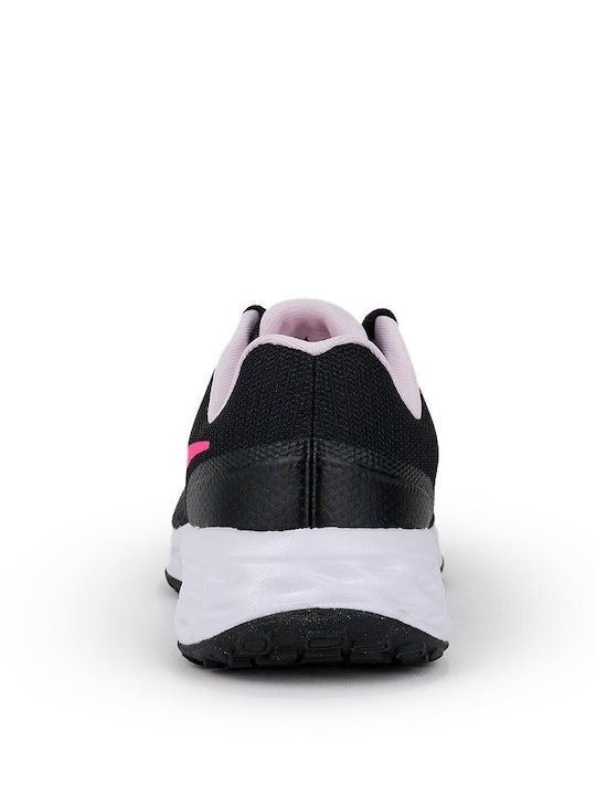 Revolution Revolution 6 Kids Sports Shoes Running with Laces Black / Hyper Pink / Pink Foam