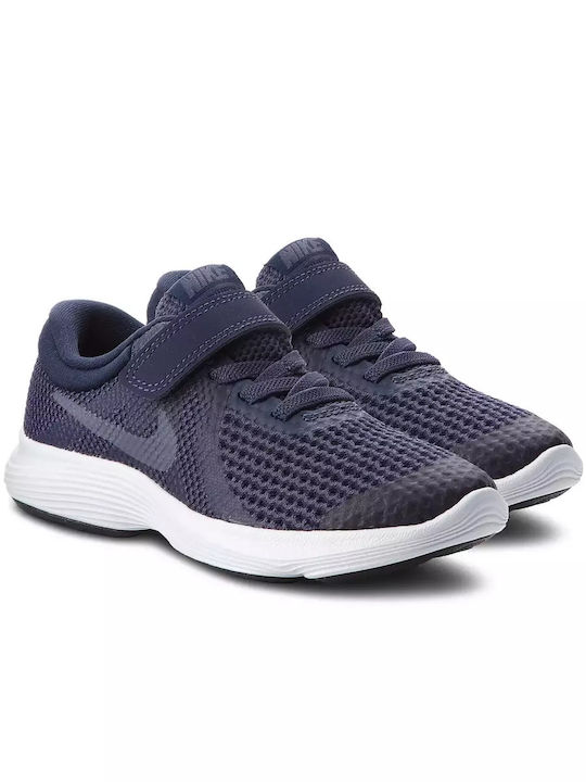 Revolution Revolution 4 Kids Sports Shoes Running with Hoop & Loop Closure Neutral Indigo / Light Carbon