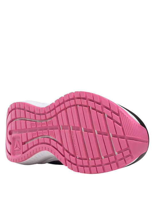 Road Supreme 2 Kids Sports Shoes Running with Hoop & Loop Closure Core Black / True Pink / Digital Blue
