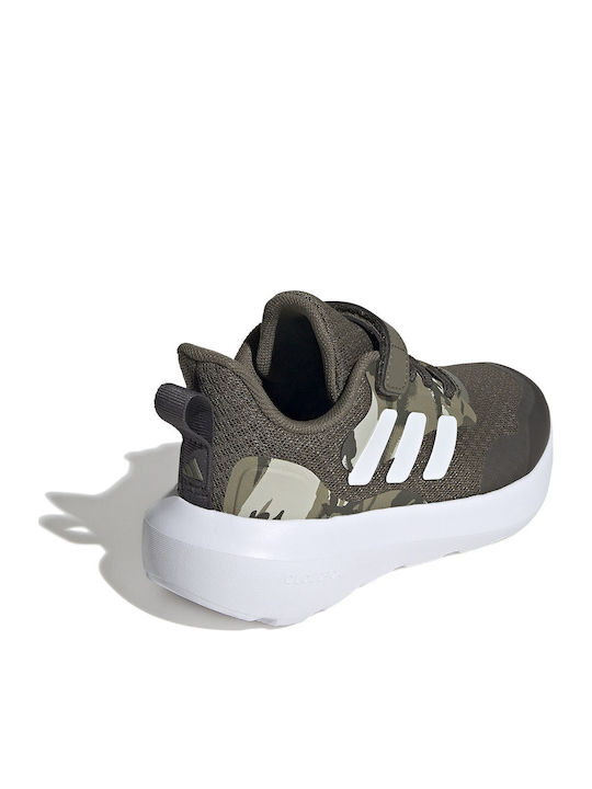 Fortarun Fortarun 3.0 Kids Sports Shoes Running with Hoop & Loop Closure Olive Strata / Cloud White / Shadow Olive