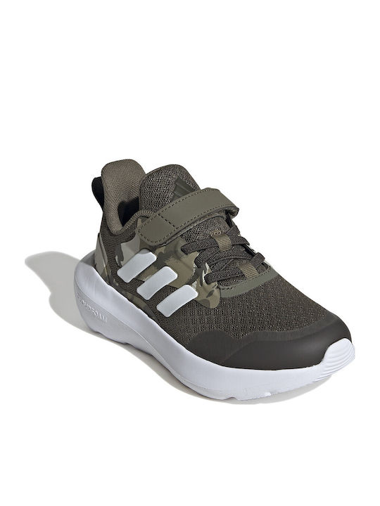 Fortarun Fortarun 3.0 Kids Sports Shoes Running with Hoop & Loop Closure Olive Strata / Cloud White / Shadow Olive