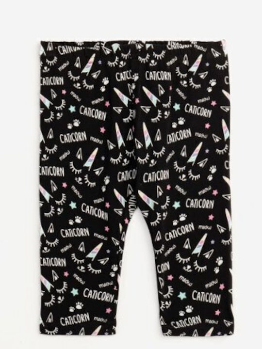 Kids Legging Capri Black