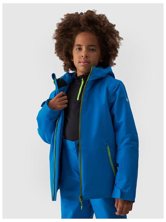 Kids' Sports Jacket with Hood Blue
