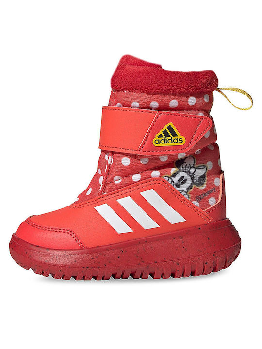 Winterplay x Disney Kids Snow Boots with Velcro Bright Red / Cloud White / Better Scarlet