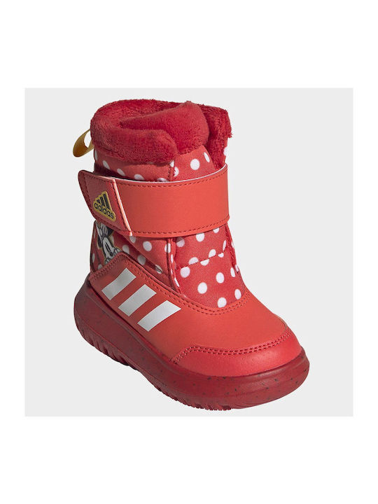Winterplay x Disney Kids Snow Boots with Velcro Bright Red / Cloud White / Better Scarlet