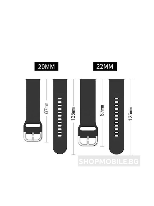 Кайшка 22мм Planet Tech Samsung Xiaomi Huawei Amazfit Garmin Смартчасовници Метална Закопчалка Зелен