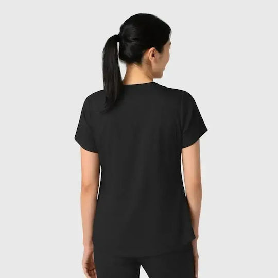 WonderWink Women's Black Medical Blouse