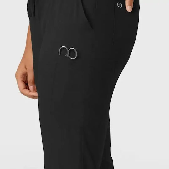 WonderWink Jogger Medizinische Hosen Schwarz