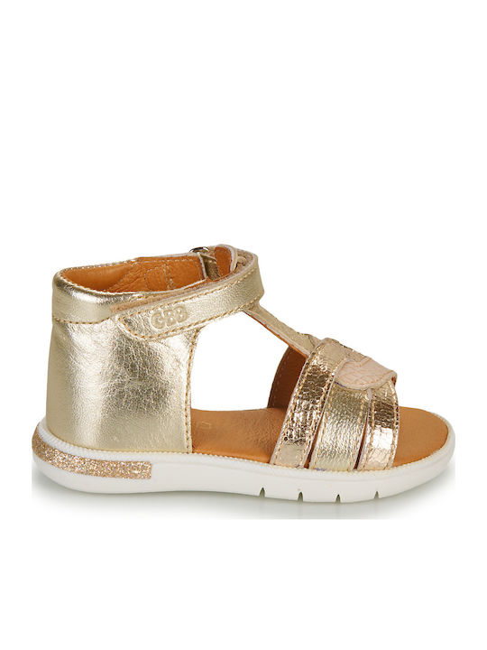 Sandale Tip Pantof Mallorie Aurii