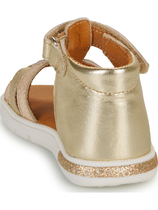 Sandale Tip Pantof Mallorie Aurii