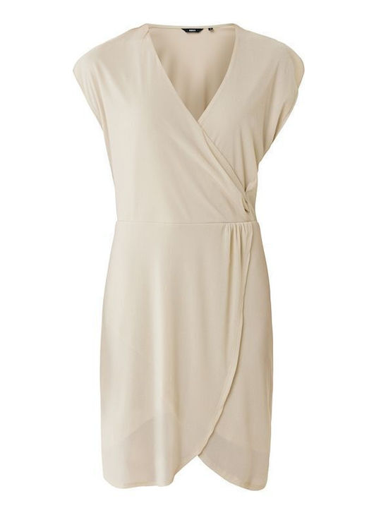 Evening Dress with Sheer White