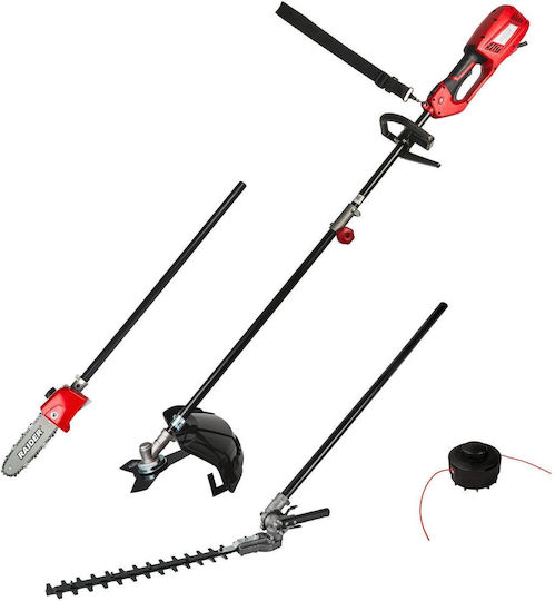 Raider RD-EBC12 Electric Garden Multi Tool 3 in 1 Pole Saw Lawnmower Hedge Trimmer Attachment