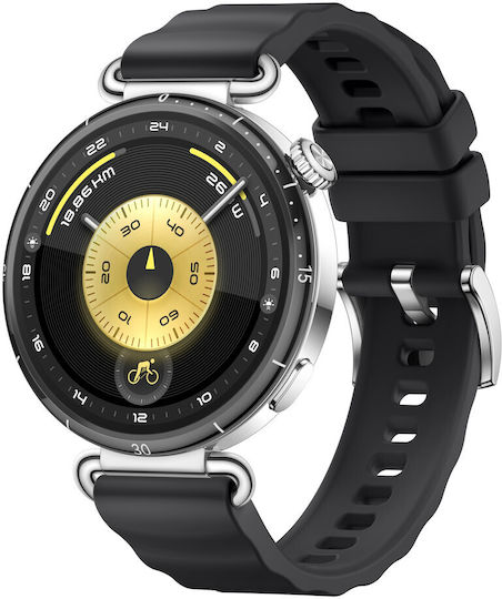 Huawei Watch GT 6 Stainless Steel 41mm Waterproof with Heart Rate Monitor (Black)