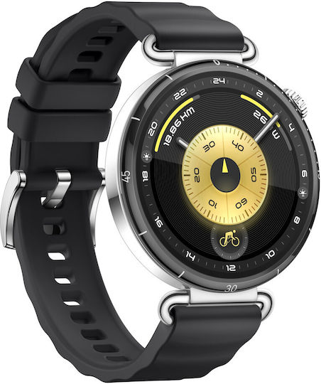 Huawei Watch GT 6 Stainless Steel 41mm Waterproof with Heart Rate Monitor (Black)